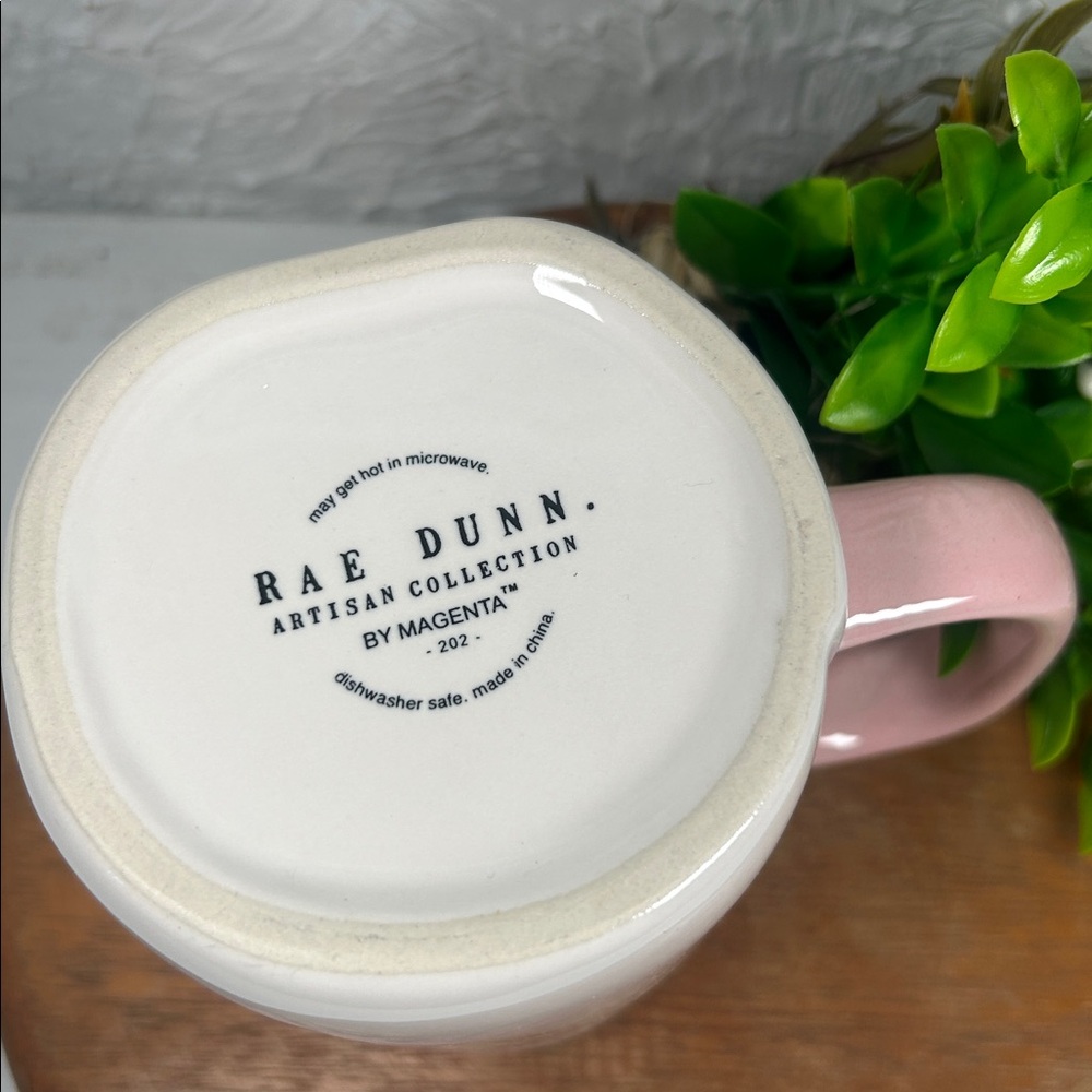 Rae Dunn “Love My Peeps' Mug White Pink 18 Oz Mug Easter Spring Coffee Drink Mug - Picture 2 of 11